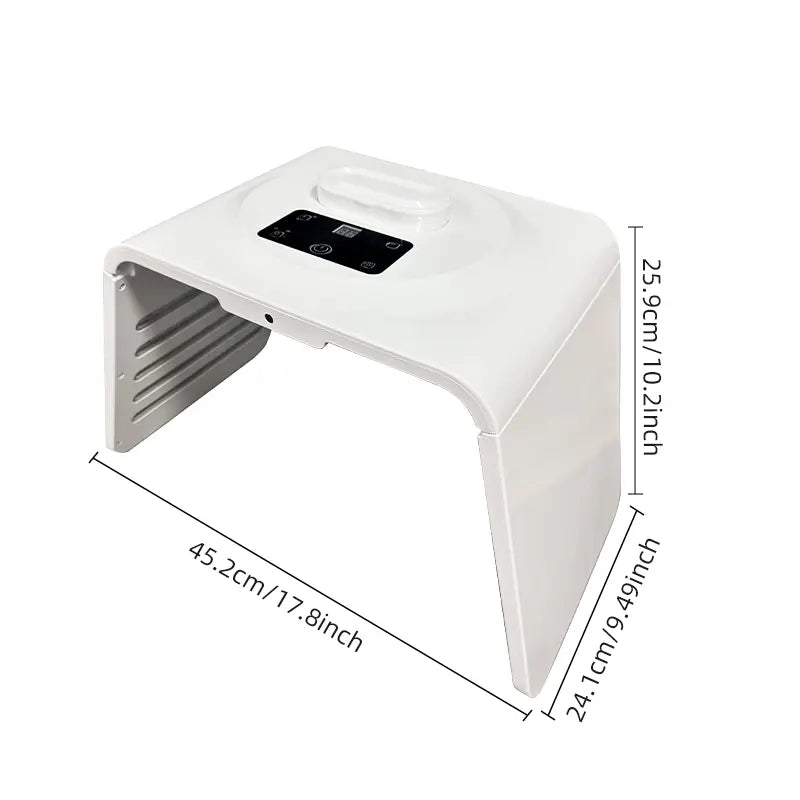 [Renhui] 7-Color LED Spectrum Facial Beauty Machine, Foldable Face Steamer with Spray Function, Hydrating Skin Care Equipment for Family Spa, Ideal Gift for Women
